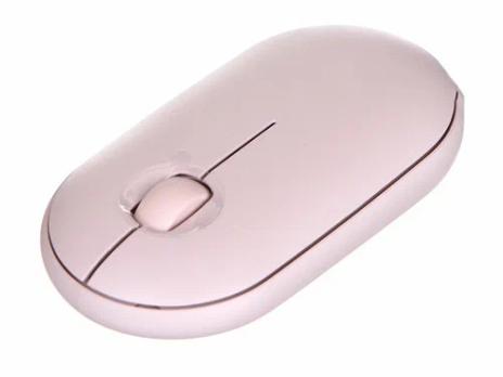 Мышь беспроводная Logitech Pebble M350 розовый, 1000 dpi, радиоканал, Bluetooth, USB, кнопки - 3