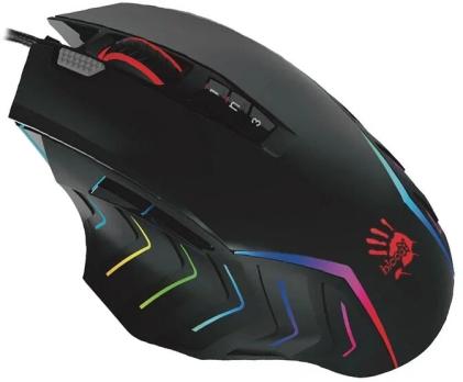 Мышь проводная A4Tech Bloody J95s черный, 8000 dpi, USB, кнопки - 9