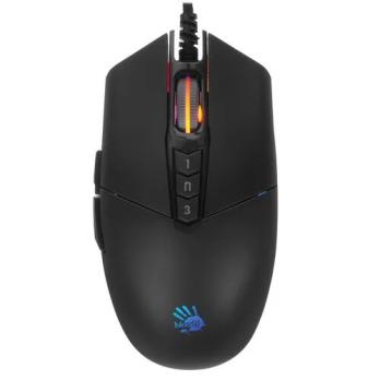 Мышь проводная A4Tech Bloody P91s черный, 8000 dpi, USB, кнопки - 8