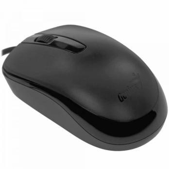 Мышь проводная Genius DX-120 черный, 1000 dpi, USB, кнопки - 3