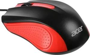 Мышь проводная Acer OMW012 черный/красный, 1200 dpi, USB, кнопки - 3