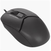 Мышь проводная A4Tech Fstyler FM12S черный, 1200 dpi, USB, кнопки - 3
