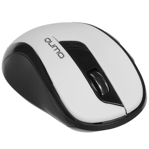 Мышь беспроводная Qumo Office Line M79 белый, 1600 dpi, радиоканал, USB, кнопки - 6