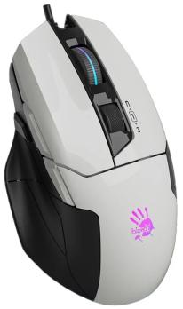 Мышь проводная A4Tech Bloody W70 Max белый, 10000 dpi, USB, кнопки - 9