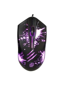 Мышь проводная Oklick 398G черный, 2400 dpi, USB, кнопки - 4