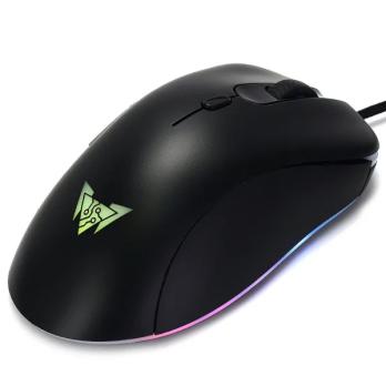 Мышь проводная Crown CMGM-904 черный, 7000 dpi, USB, кнопки - 7