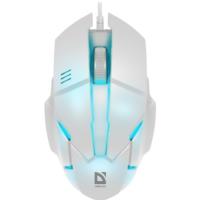 Мышь проводная Defender Host MB-982 белый, 1000 dpi, USB, кнопки - 3