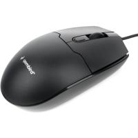 Мышь проводная Gembird MOP-430 черный, 1600 dpi, USB, кнопки - 4