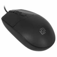 Мышь проводная Oklick 147M черный, 1600 dpi, USB, кнопки - 3