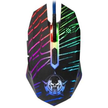 Мышь проводная Defender Dark Agent GM-590L черный, 12800 dpi, USB, кнопки - 6