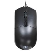 Мышь проводная Oklick 207M черный, 2400 dpi, USB, кнопки - 4