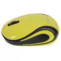 Мышь беспроводная Gembird MUSW-615 желтый, 1200 dpi, радиоканал, USB, кнопки - 3