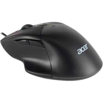 Мышь проводная Acer OMW130 черный, 3600 dpi, USB, кнопки - 6