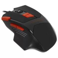 Мышь проводная Qumo Predator M80 черный, 3200 dpi, USB, кнопки - 8
