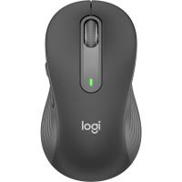 Мышь беспроводная Logitech Signature M650 L черный, 4000 dpi, радиоканал, Bluetooth, USB, кнопки - 5