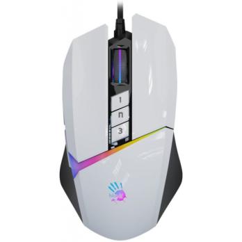 Мышь проводная A4Tech Bloody W60 Max белый, 10000 dpi, USB, кнопки - 10