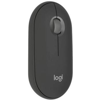 Мышь беспроводная Logitech Pebble M350 графитовый, 1000 dpi, радиоканал, Bluetooth, USB, кнопки - 3