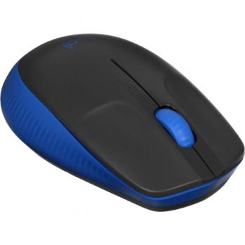Мышь беспроводная Logitech M190 черный/серый, 1000 dpi, радиоканал, USB, кнопки - 3