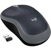 Мышь беспроводная Logitech M185 серый/черный, 1000 dpi, радиоканал, USB, кнопки - 3