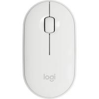 Мышь беспроводная Logitech Pebble M350 белый, 1000 dpi, радиоканал, Bluetooth, USB, кнопки - 3