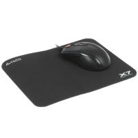 Мышь проводная + коврик A4Tech X-7120 черный, 2000 dpi, USB, кнопки - 7