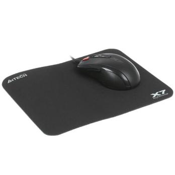 Мышь проводная + коврик A4Tech X-7120 черный, 2000 dpi, USB, кнопки - 7