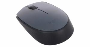 Мышь беспроводная Logitech M170 черный/темно-серый, 1000 dpi, радиоканал, USB, кнопки - 3