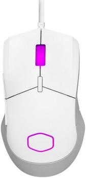 Мышь проводная Cooler Master MM-310-WWOL1 белый, 12000 dpi, USB Type-A, кнопки - 6