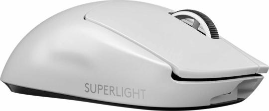 Мышь беспроводная Logitech G PRO X SUPERLIGHT белый, 25600 dpi, радиоканал, USB, кнопки - 5