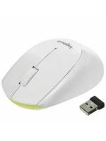 Мышь беспроводная Logitech M330 SILENT PLUS белый, 1000 dpi, радиоканал, USB, кнопки - 3