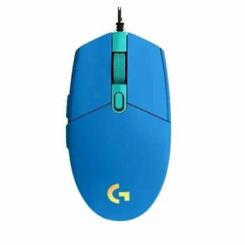 Мышь проводная Logitech G102 LIGHTSYNC синий, 8000 dpi, USB, кнопки - 6