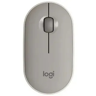 Мышь беспроводная Logitech Pebble M350 серый, 1000 dpi, радиоканал, Bluetooth, USB, кнопки - 3