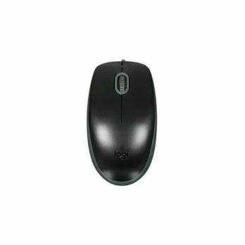 Мышь проводная Logitech M110 Silent черный, 1000 dpi, USB, кнопки - 3
