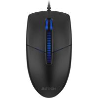 Мышь проводная A4Tech N-530S черный, 1200 dpi, USB, кнопки - 3