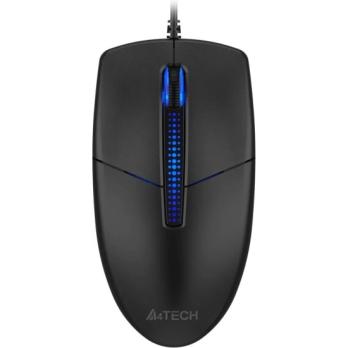Мышь проводная A4Tech N-530S черный, 1200 dpi, USB, кнопки - 3