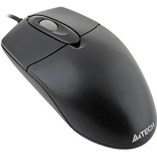 Мышь проводная A4Tech OP-720S черный, 1200 dpi, USB, кнопки - 3