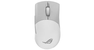Мышь беспроводная/проводная ASUS ROG Keris Wireless AimPoint белый, 36000 dpi, радиоканал, Bluetooth, USB, кнопки - 5