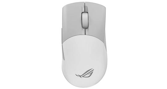 Мышь беспроводная/проводная ASUS ROG Keris Wireless AimPoint белый, 36000 dpi, радиоканал, Bluetooth, USB, кнопки - 5