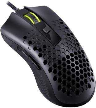 Мышь проводная REDRAGON Storm Basic чёрный, 12400 dpi, USB, кнопки - 5