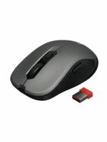 Мышь беспроводная Defender Gassa MM-105 серый, 1600 dpi, радиоканал, USB, кнопки - 6