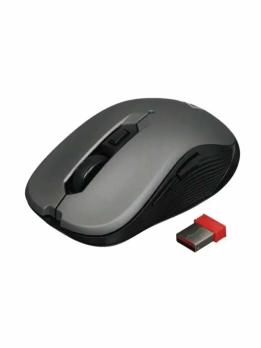Мышь беспроводная Defender Gassa MM-105 серый, 1600 dpi, радиоканал, USB, кнопки - 6