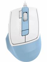 Мышь проводная A4Tech Fstyler FM45S Air голубой/белый, 2400 dpi, USB, кнопки - 7