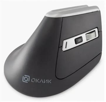 Мышь беспроводная Oklick 991MW серый, 2400 dpi, радиоканал, Bluetooth, USB, кнопки - 7