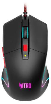 Мышь проводная Acer Nitro OMW301 черный, 7200 dpi, USB, кнопки - 6