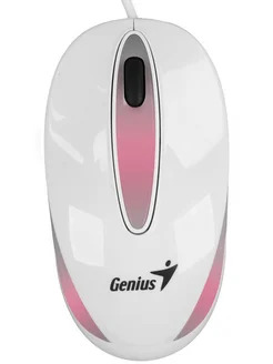 Мышь проводная Genius DX-Mini белый, 1000 dpi, USB, кнопки - 3