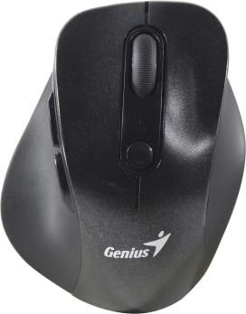 Мышь беспроводная Genius Ergo 9000S черный, 2400 dpi, радиоканал, Bluetooth, USB, кнопки - 6