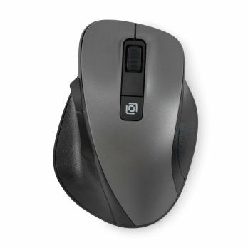 Мышь беспроводная Oklick 504MW черный/серый, 1600 dpi, радиоканал, USB, кнопки - 6