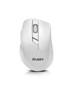Мышь беспроводная SVEN RX-425W белый, 1600 dpi, радиоканал, USB, кнопки - 6