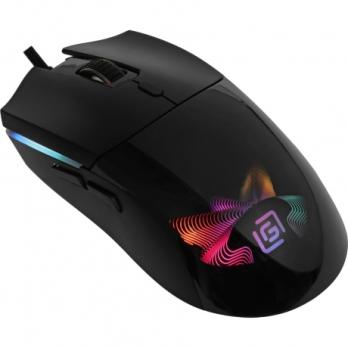 Мышь проводная Oklick 714GM черный, 3200 dpi, USB, кнопки - 7