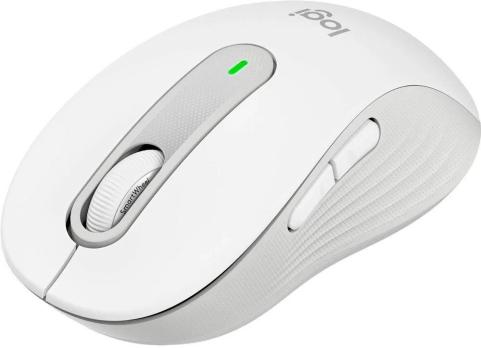 Мышь беспроводная Logitech M750 белый, 4000 dpi, радиоканал, Bluetooth, USB, кнопки - 5
